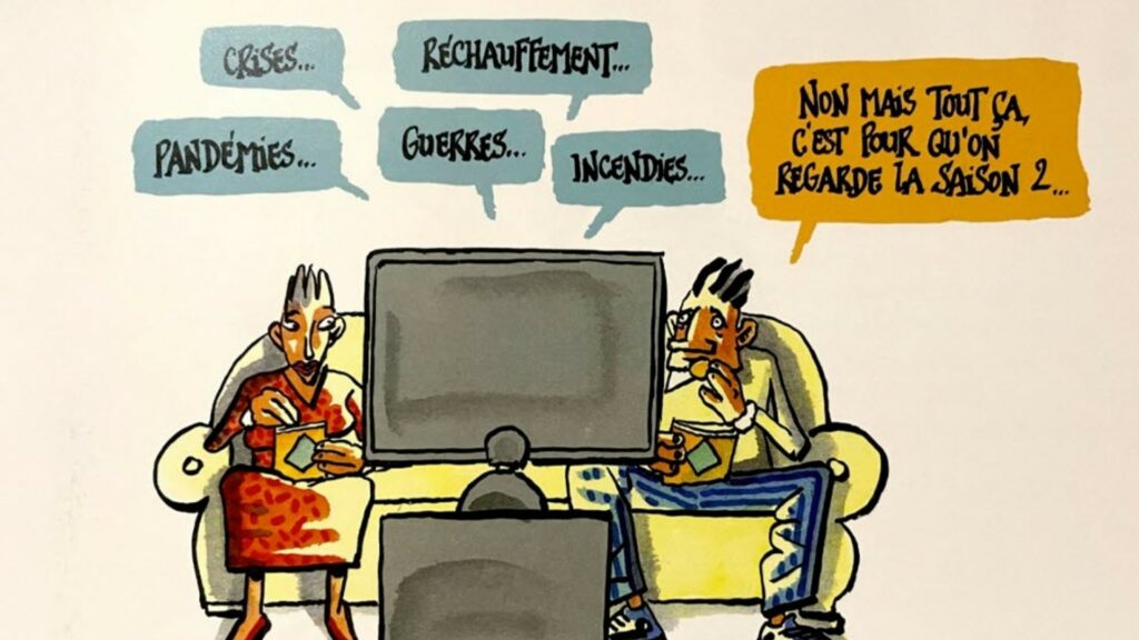 Extrait des Catastrophobes. // Source : Tronchet / Fluide Glacial Extrait des Catastrophobes. // Source : Tronchet / Fluide Glacial