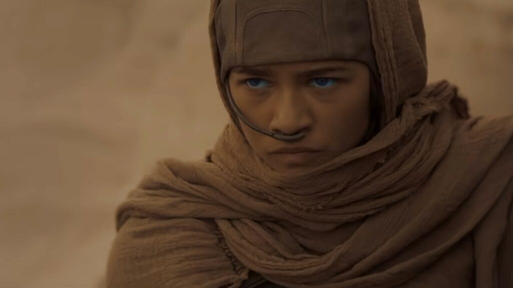 Chani (Zendaya) fait partie des Fremen, le peuple natif d'Arrakis. // Source : Warner Chani (Zendaya) fait partie des Fremen, le peuple natif d'Arrakis. // Source : Warner