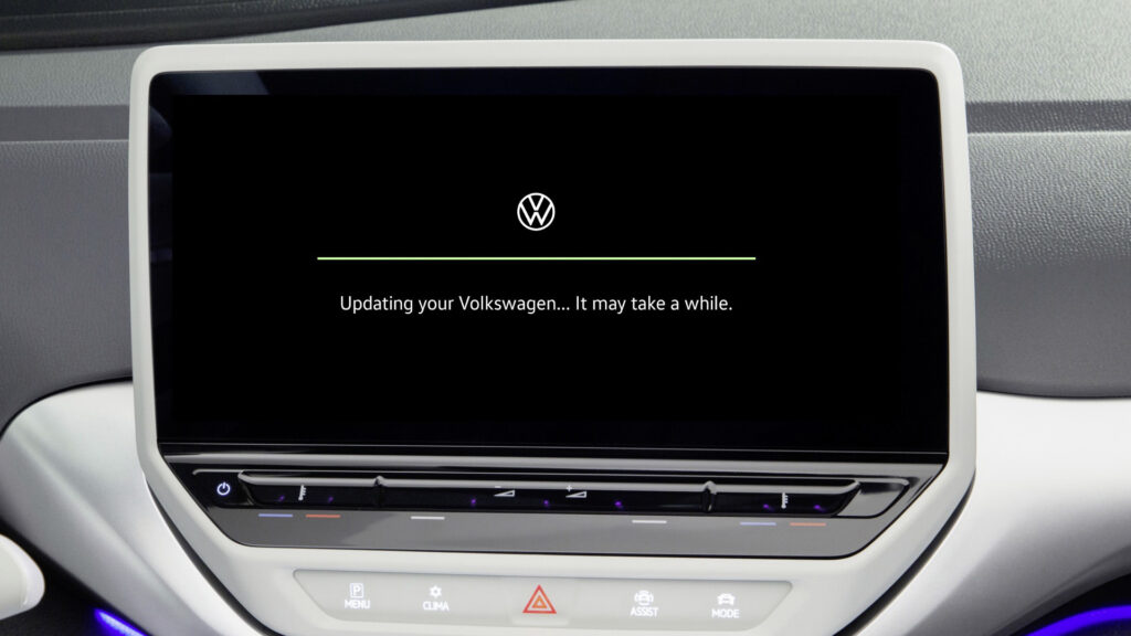 Mise à jour des Volkswagen ID. // Source : Volkswagen Mise à jour des Volkswagen ID. // Source : Volkswagen