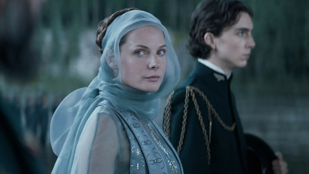 Lady Jessica interprétée par Rebecca Ferguson. // Source : Dune/Warner Lady Jessica interprétée par Rebecca Ferguson. // Source : Dune/Warner