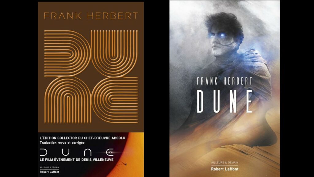 Couvertures des nouvelles éditions de Dune. // Source : Robert Laffont