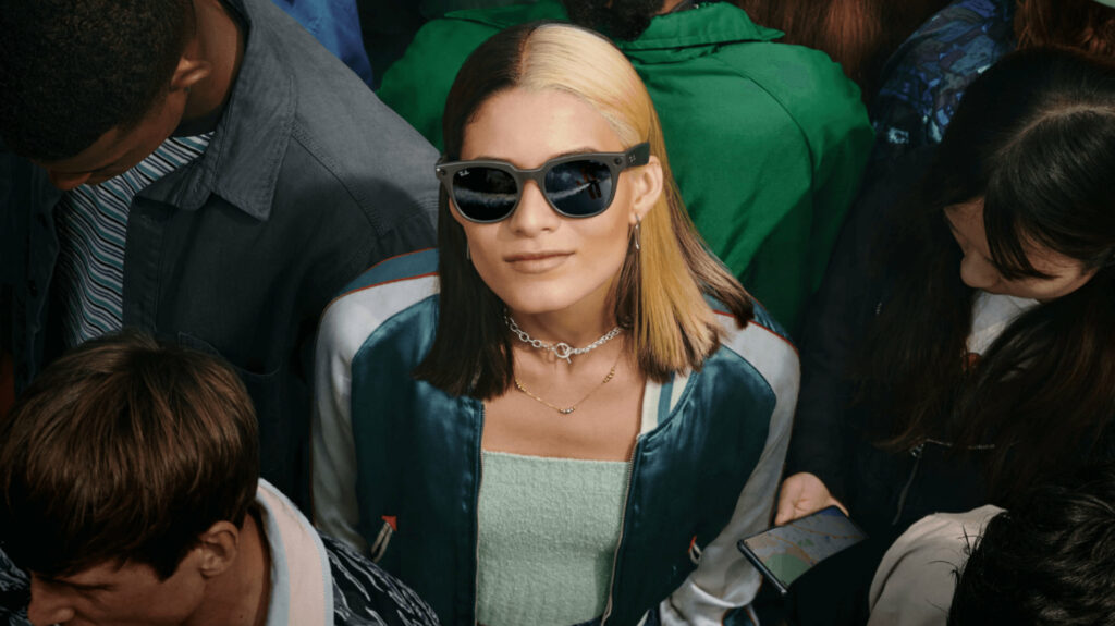 Les lunettes Facebook créé en collaboration avec Ray-Ban // Source : Facebook