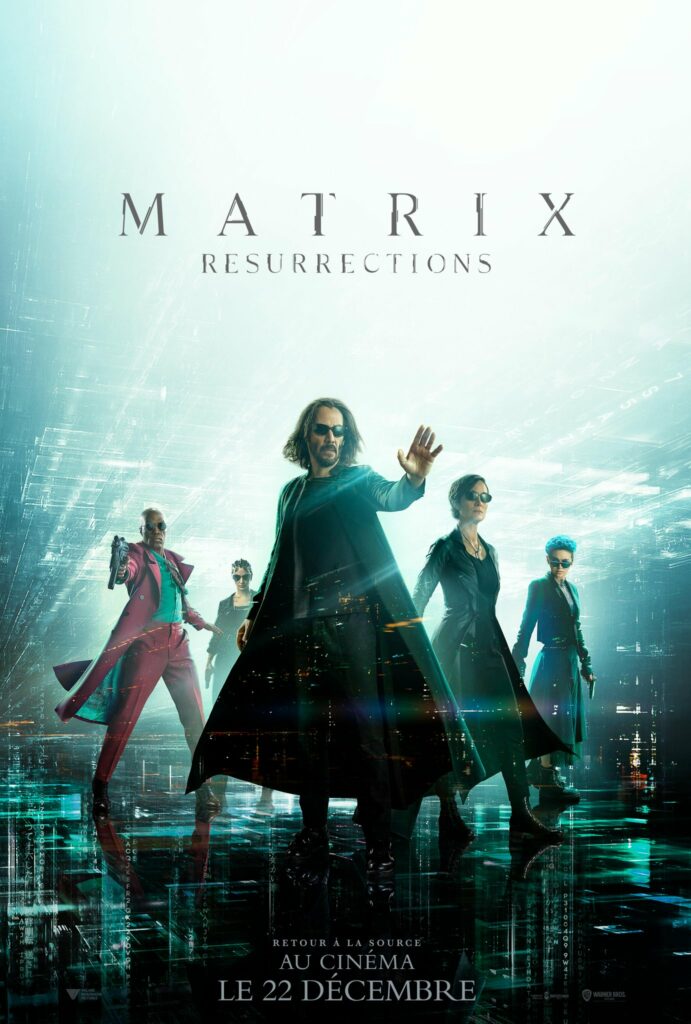 L'affiche de Matrix 4 // Source : Twitter/warnerbrosfr L'affiche de Matrix 4 // Source : Twitter/warnerbrosfr