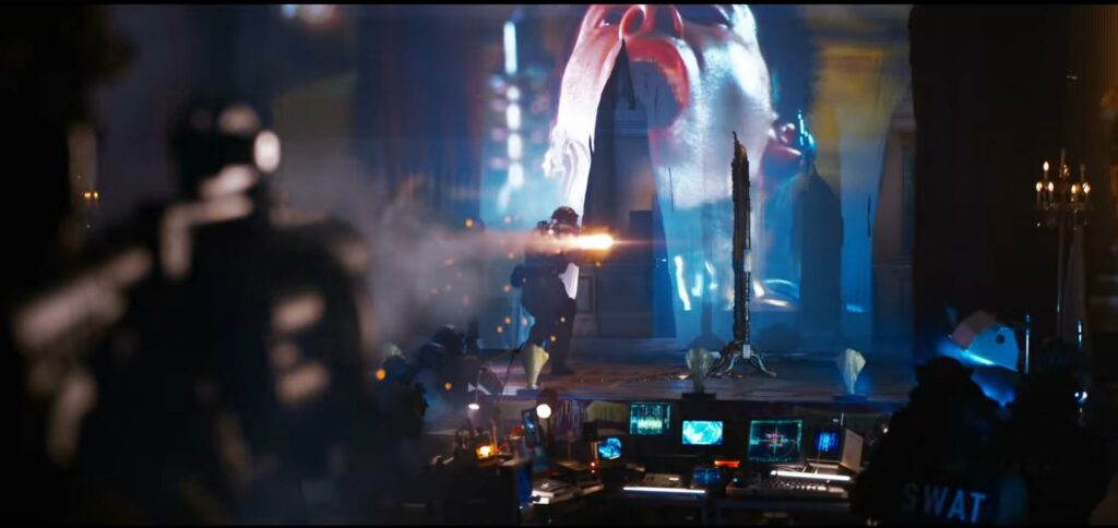 Capture d'écran du trailer de Matrix 4 // Source : YouTube/Warner Bros Capture d'écran du trailer de Matrix 4 // Source : YouTube/Warner Bros