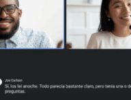 Google Meet traduction
