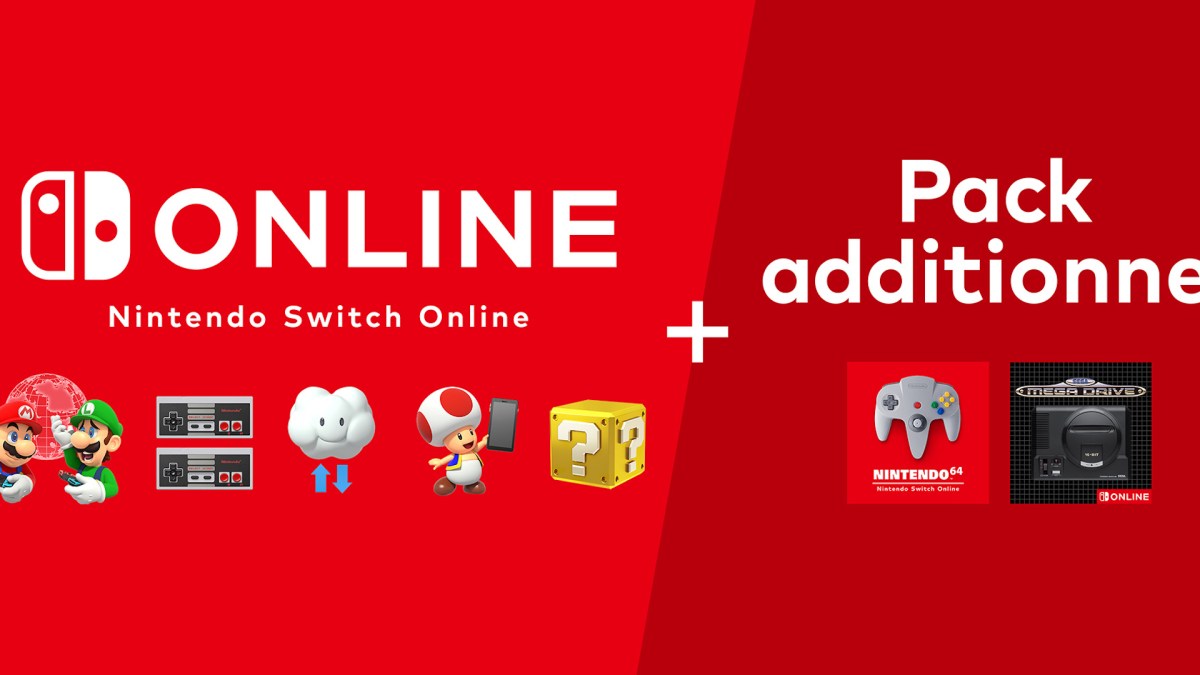 Nintendo Switch Online + Pack additionnel // Source : Nintendo