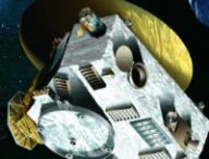 Vue d'artiste de New Horizons. // Source : Johns Hopkins University Applied Physics Laboratory/South (image recadrée)