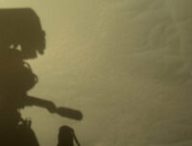 L'ombre de Perseverance sur Mars. // Source : NASA/JPL-Caltech (image recadrée)