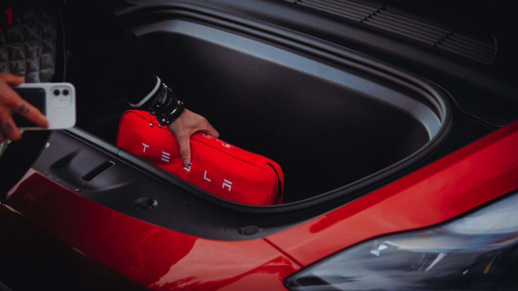 Tesla Model Y // Source : Louise Audry pour Numerama Tesla Model Y // Source : Louise Audry pour Numerama