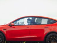 Tesla Model Y // Source : Louise Audry pour Numerama