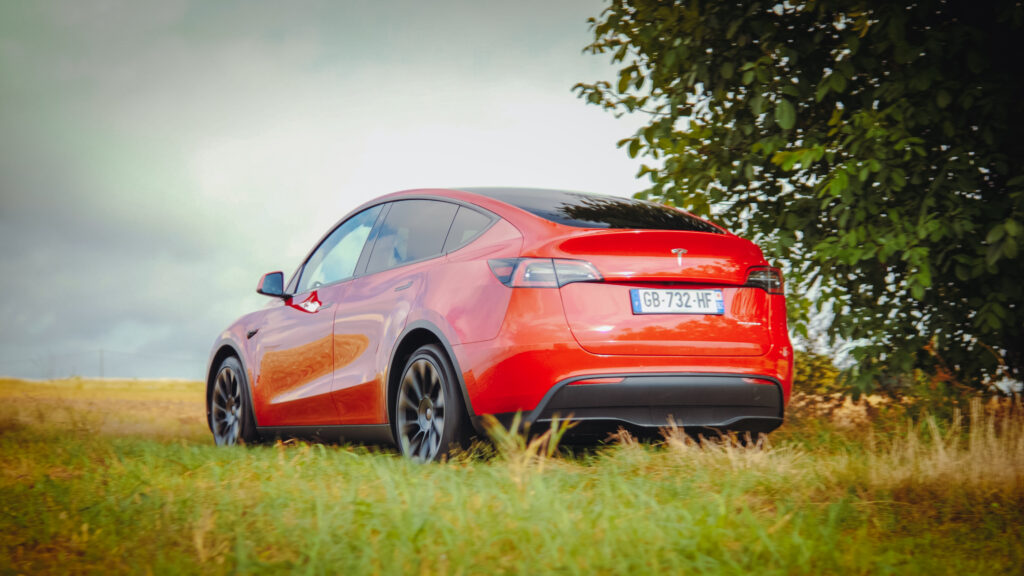 Tesla Model Y // Source : Louise Audry pour Numerama Tesla Model Y // Source : Louise Audry pour Numerama