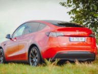 Tesla Model Y // Source : Louise Audry pour Numerama