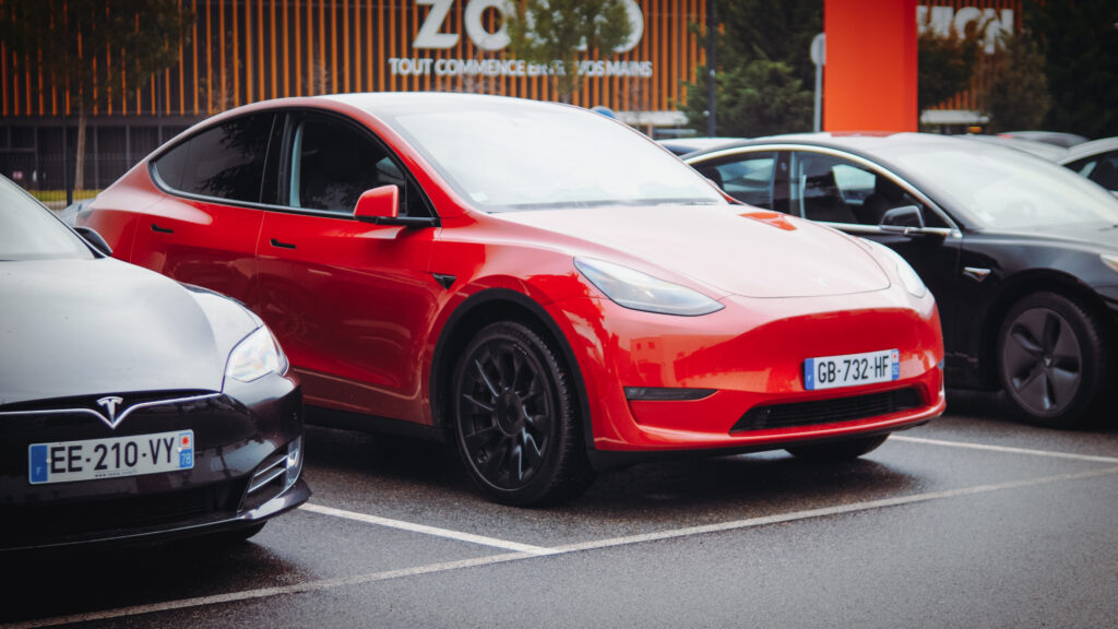 Tesla Model Y // Source : Louise Audry pour Numerama Tesla Model Y // Source : Louise Audry pour Numerama