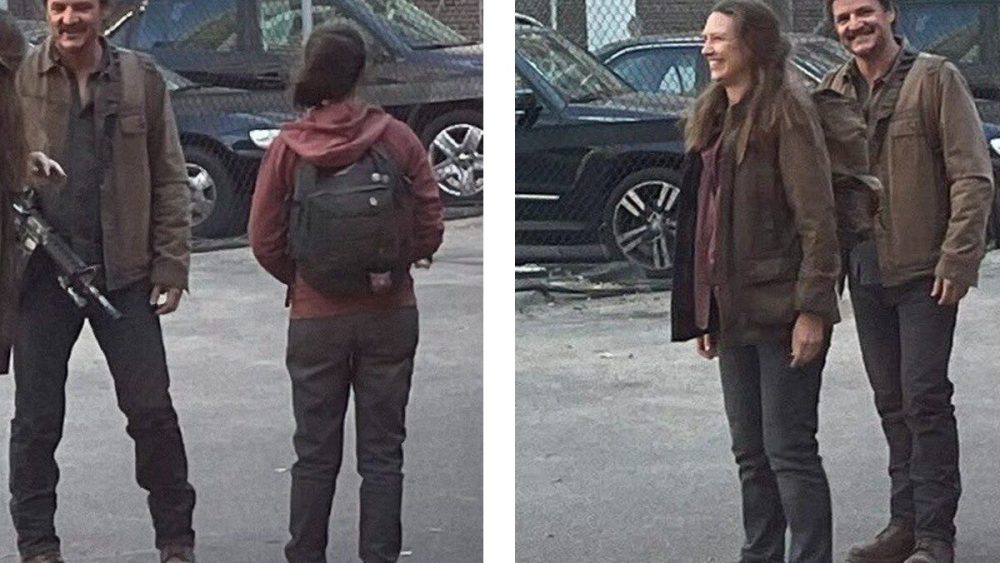 Tess, Joel et Ellie. // Source : Photo de tournage Tess, Joel et Ellie. // Source : Photo de tournage