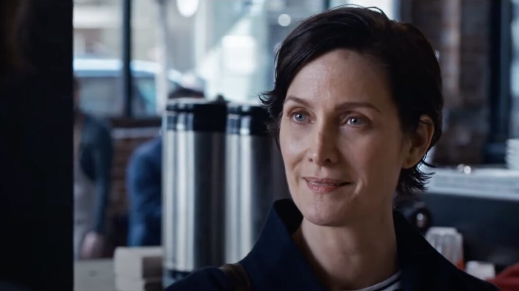 Trinity dans Matrix 4 // Source : Warner Trinity dans Matrix 4 // Source : Warner
