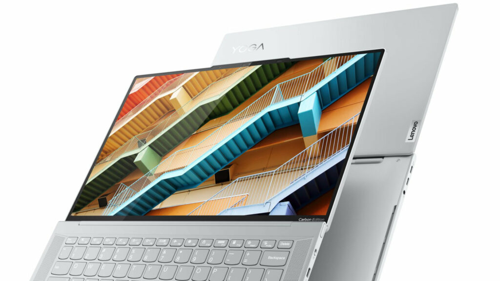 Le Yoga Slim 7 Carbon est son écran Oled // Source : Lenovo Le Yoga Slim 7 Carbon est son écran Oled // Source : Lenovo