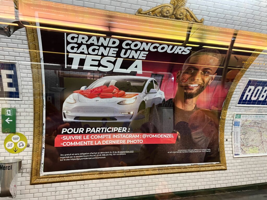 L'affiche du concours de Yomi Denzel // Source : Numerama L'affiche du concours de Yomi Denzel // Source : Numerama
