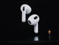 Les nouveaux AirPods // Source : Keynote Apple Les nouveaux AirPods // Source : Keynote Apple