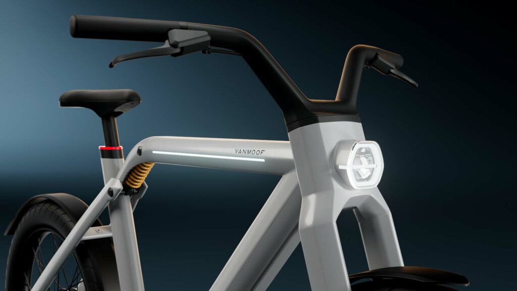 Le speedbike VanMoof V, illustrations // Source : VanMoof Le speedbike VanMoof V, illustrations // Source : VanMoof