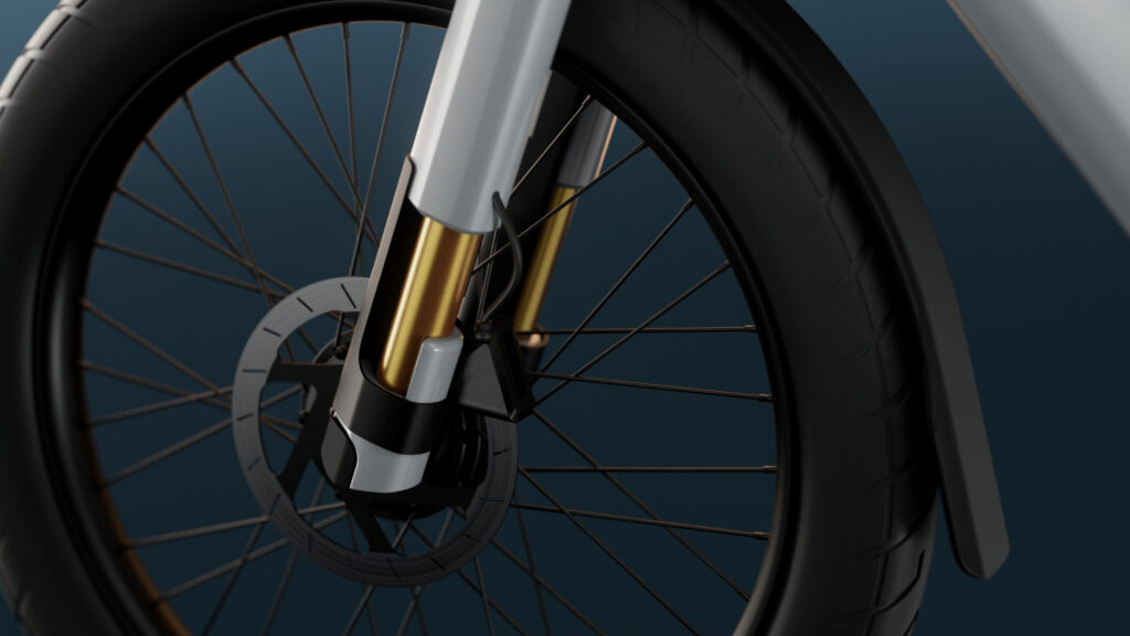 Le speedbike VanMoof V, illustrations // Source : VanMoof Le speedbike VanMoof V, illustrations // Source : VanMoof