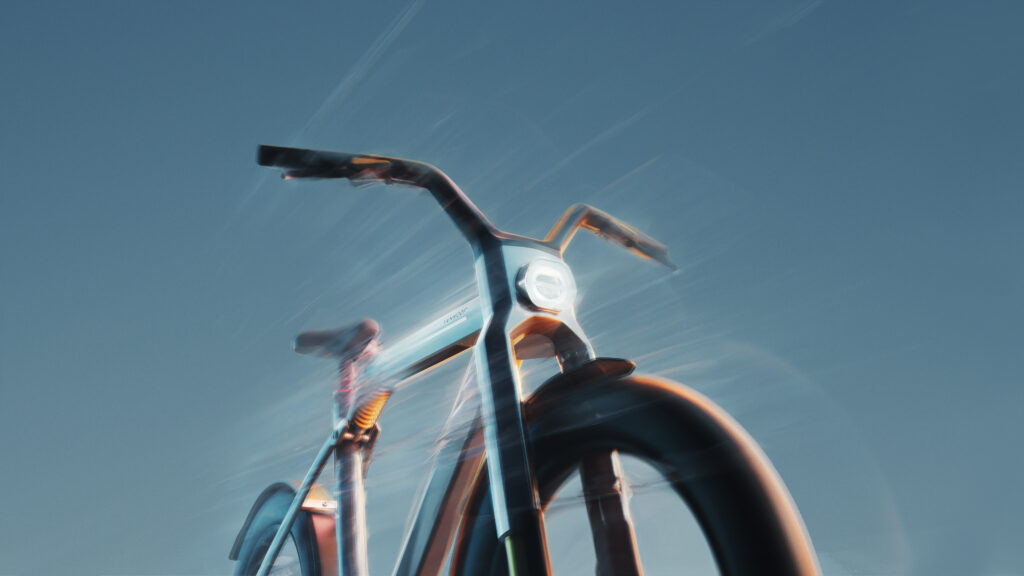 Le speedbike VanMoof V, illustrations // Source : VanMoof Le speedbike VanMoof V, illustrations // Source : VanMoof