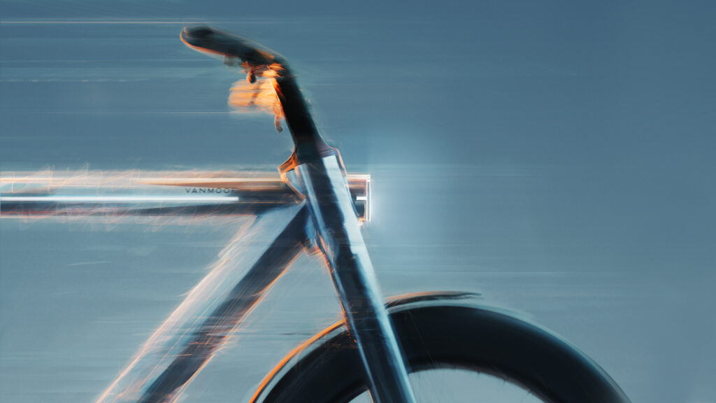 Le speedbike VanMoof V, illustrations // Source : VanMoof Le speedbike VanMoof V, illustrations // Source : VanMoof
