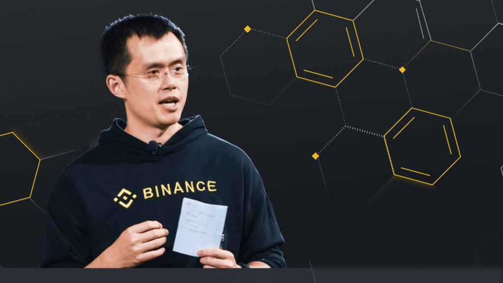 Changpeng Zhao, le pdg de Binance // Source : Binance Changpeng Zhao, le pdg de Binance // Source : Binance