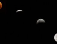 Éclipse de Lune, différentes étapes. // Source : Flickr/CC/Rodrigo Valla (photo recadrée) Éclipse de Lune, différentes étapes. // Source : Flickr/CC/Rodrigo Valla (photo recadrée)