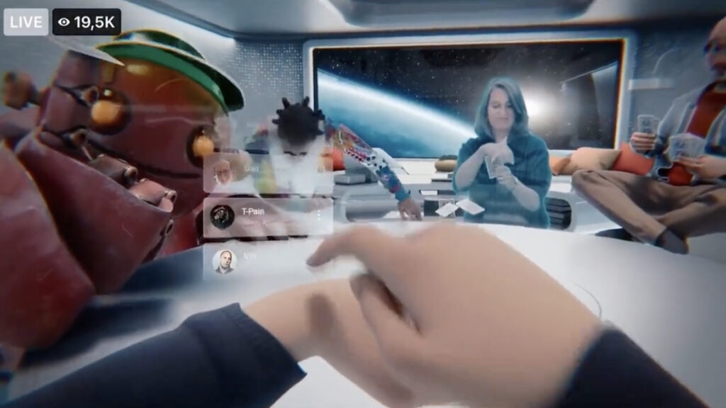 dans le metaverse de facebook, tout le monde portera des lmontres connectées invisibles // Source : Meta dans le metaverse de facebook, tout le monde portera des lmontres connectées invisibles // Source : Meta