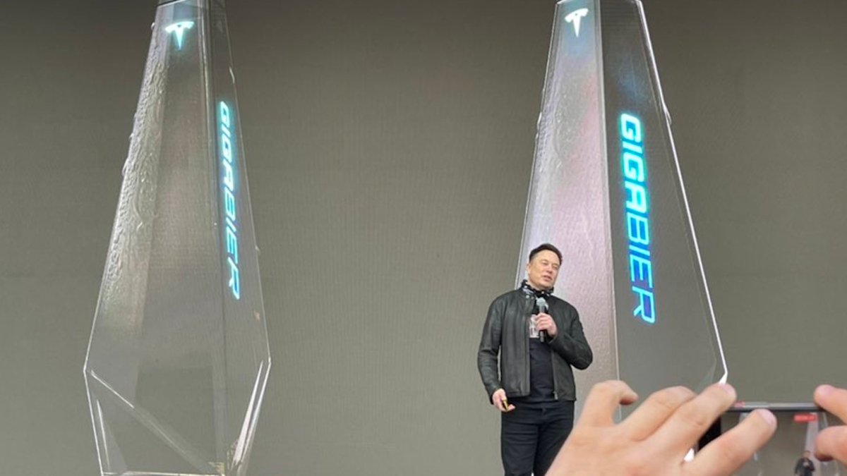 Tesla GigaBier // Source : Twitter Gali Tesla GigaBier // Source : Twitter Gali