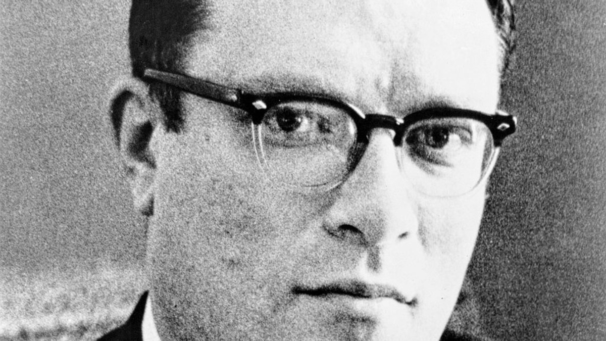 Isaac Asimov. // Source : Wikimédias/Phillip Leonian from New York World-Telegram & Sun Isaac Asimov. // Source : Wikimédias/Phillip Leonian from New York World-Telegram & Sun