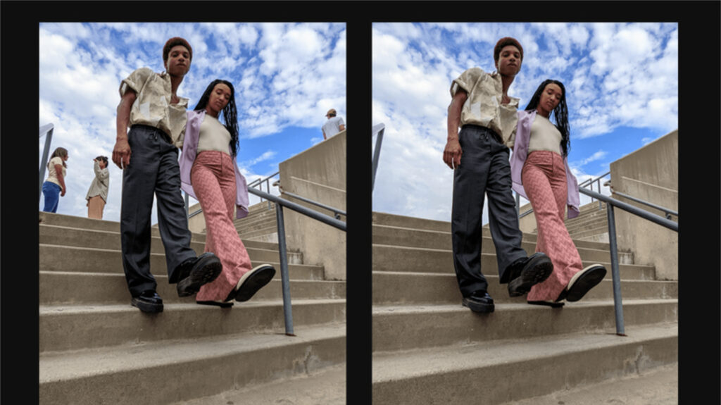 Effacer des élements de l'image sera facile avec les Pixel 6 Pro // Source : Carphone Warehouse Effacer des élements de l'image sera facile avec les Pixel 6 Pro // Source : Carphone Warehouse