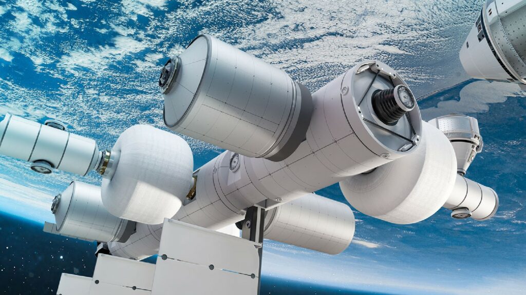 Station spatiale Orbital Reef. // Source : Blue Origin Station spatiale Orbital Reef. // Source : Blue Origin