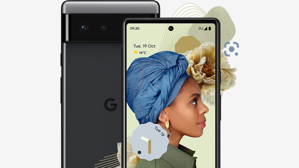 Le Pixel 6 de face et de dos // Source : Carphone Warehouse Le Pixel 6 de face et de dos // Source : Carphone Warehouse