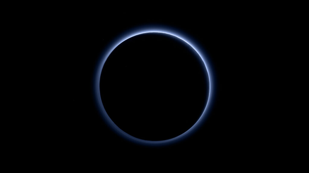 Pluton vue par New Horizons. // Source : Flickr/CC/NASA/JHUAPL/SwRI Pluton vue par New Horizons. // Source : Flickr/CC/NASA/JHUAPL/SwRI