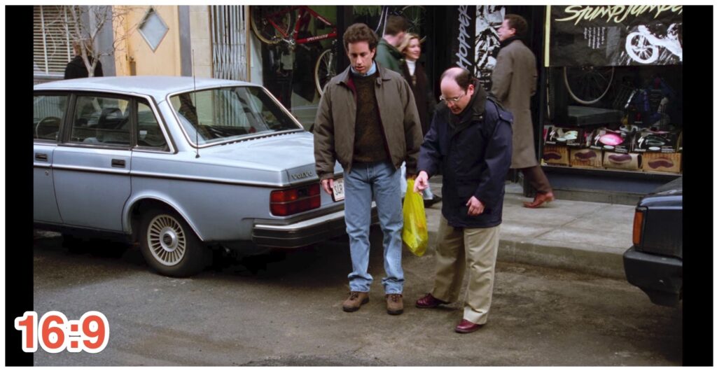 L'épisode E16S08 de Seinfeld en 16:9 // Source : NBC/Netflix L'épisode E16S08 de Seinfeld en 16:9 // Source : NBC/Netflix