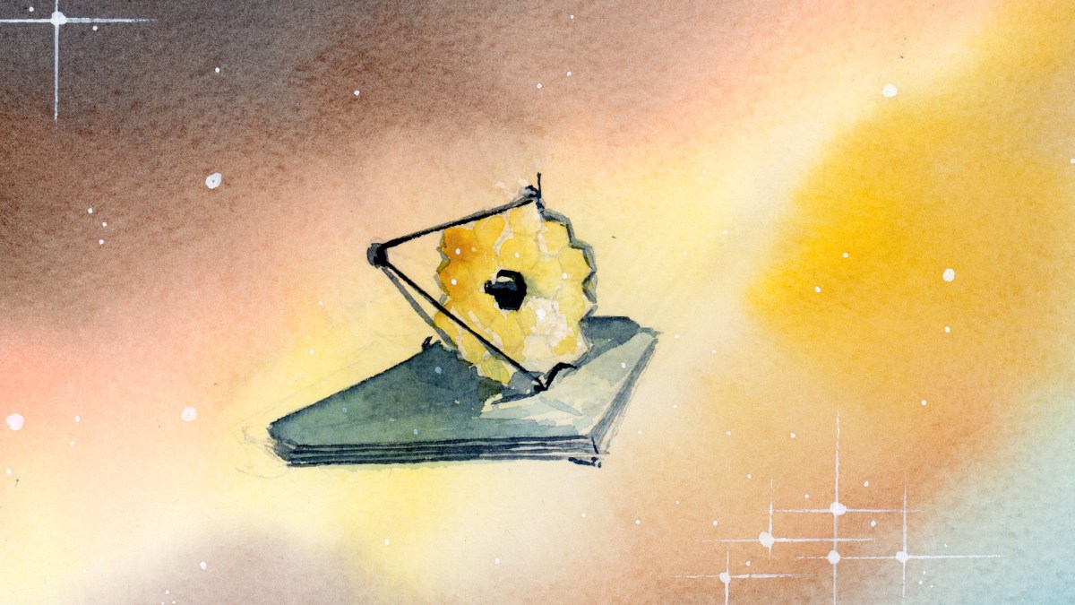 Le télescope James-Webb, illustration. // Source : Flickr/CC/Nasa's James Webb Space Telescope/Pierre Vuaillet (image recadrée) Le télescope James-Webb, illustration. // Source : Flickr/CC/Nasa's James Webb Space Telescope/Pierre Vuaillet (image recadrée)