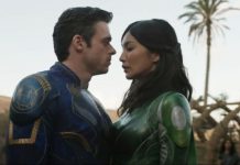 Richard Madden et Gemma Chan. // Source : Marvel Richard Madden et Gemma Chan. // Source : Marvel