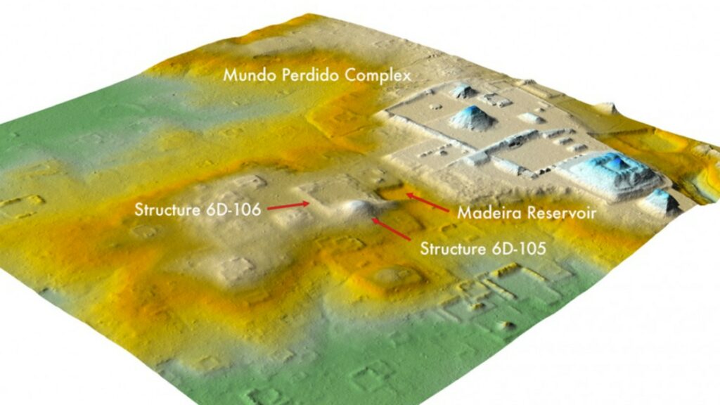 Le scan LIDAR de la zone. // Source : Thomas Garrison/Pacunam