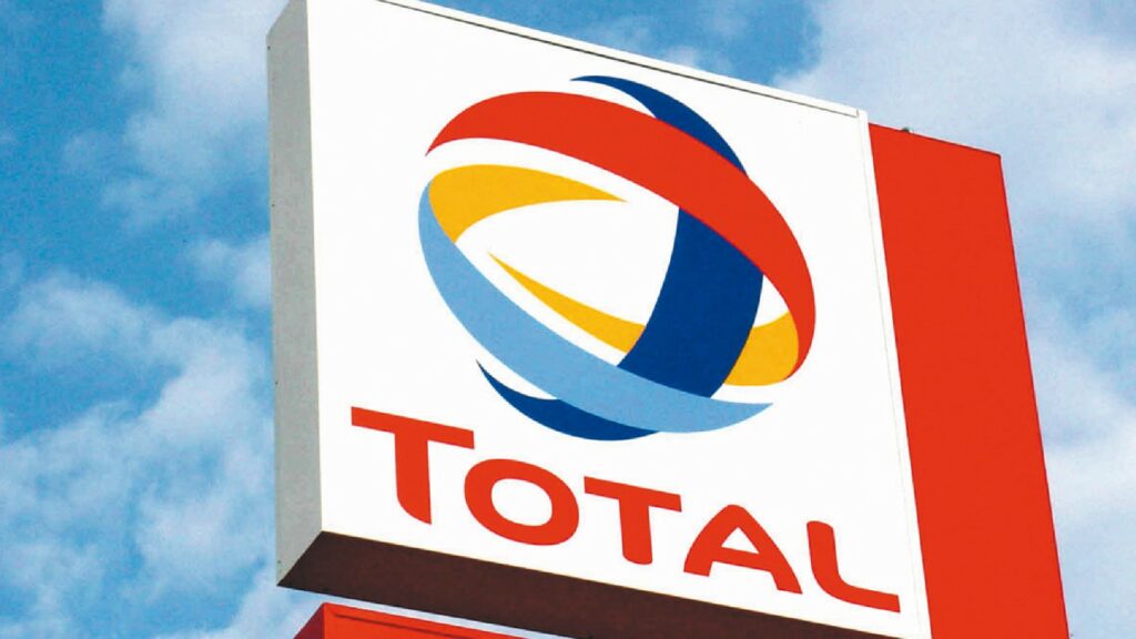 Ancien logo de TOTAL. // Source : Laurent Vincenti / Wikimédia Ancien logo de TOTAL. // Source : Laurent Vincenti / Wikimédia