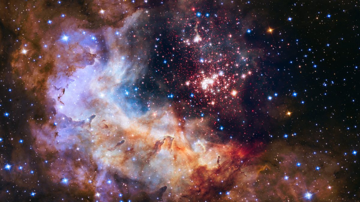 L'amas stellaire Westerlund 2 immortalisé par Hubble. // Source : NASA, ESA, the Hubble Heritage Team (STScI/AURA), A. Nota (ESA/STScI), and the Westerlund 2 Science Team (image recadrée) L'amas stellaire Westerlund 2 immortalisé par Hubble. // Source : NASA, ESA, the Hubble Heritage Team (STScI/AURA), A. Nota (ESA/STScI), and the Westerlund 2 Science Team (image recadrée)