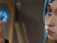 Powder tient un fameux cristal d'Hextech // Source : Fortiche Production / Netflix Powder tient un fameux cristal d'Hextech // Source : Fortiche Production / Netflix