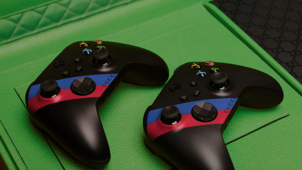 Xbox Series X par Gucci // Source : Gucci Xbox Series X par Gucci // Source : Gucci