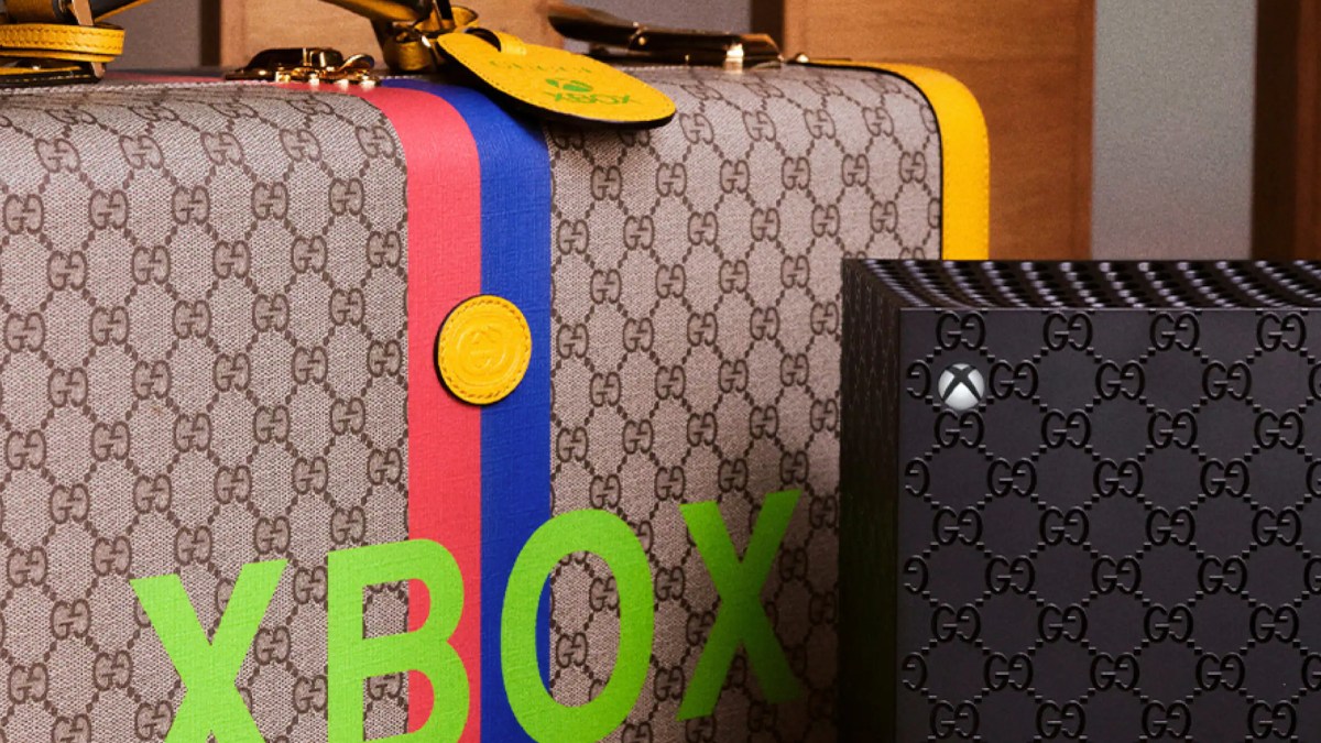 Xbox Series X par Gucci // Source : Gucci Xbox Series X par Gucci // Source : Gucci