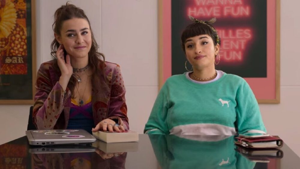 Marion Séclin incarne l'un des personnages secondaires de Christmas Flow. // Source : Capture d'écran Netflix Marion Séclin incarne l'un des personnages secondaires de Christmas Flow. // Source : Capture d'écran Netflix