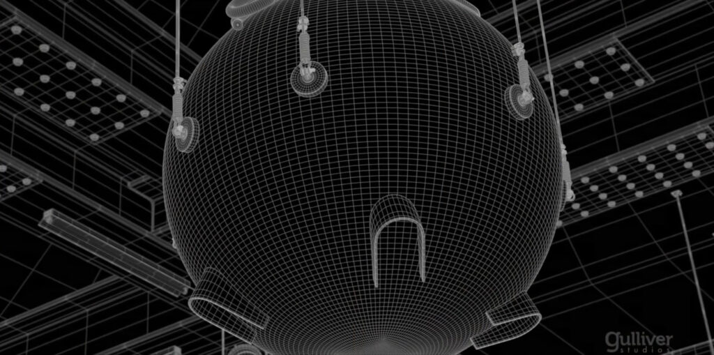 Une bonne partie des décors de Squid Games ont été fait en image de synthèse // Source : Vimeo Une bonne partie des décors de Squid Games ont été fait en image de synthèse // Source : Vimeo