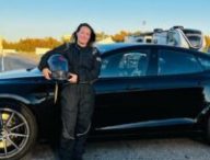 Nouveau record avec une Tesla Model S Plaid // Source : Instagram lasergeorge