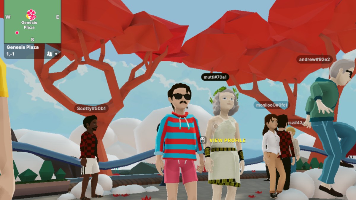 Decentraland // Source : Capture d'écran Numerama Decentraland // Source : Capture d'écran Numerama