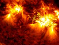 Le Soleil observé entre le 25 et le 28 octobre 2021. // Source : NASA/GSFC/SDO
