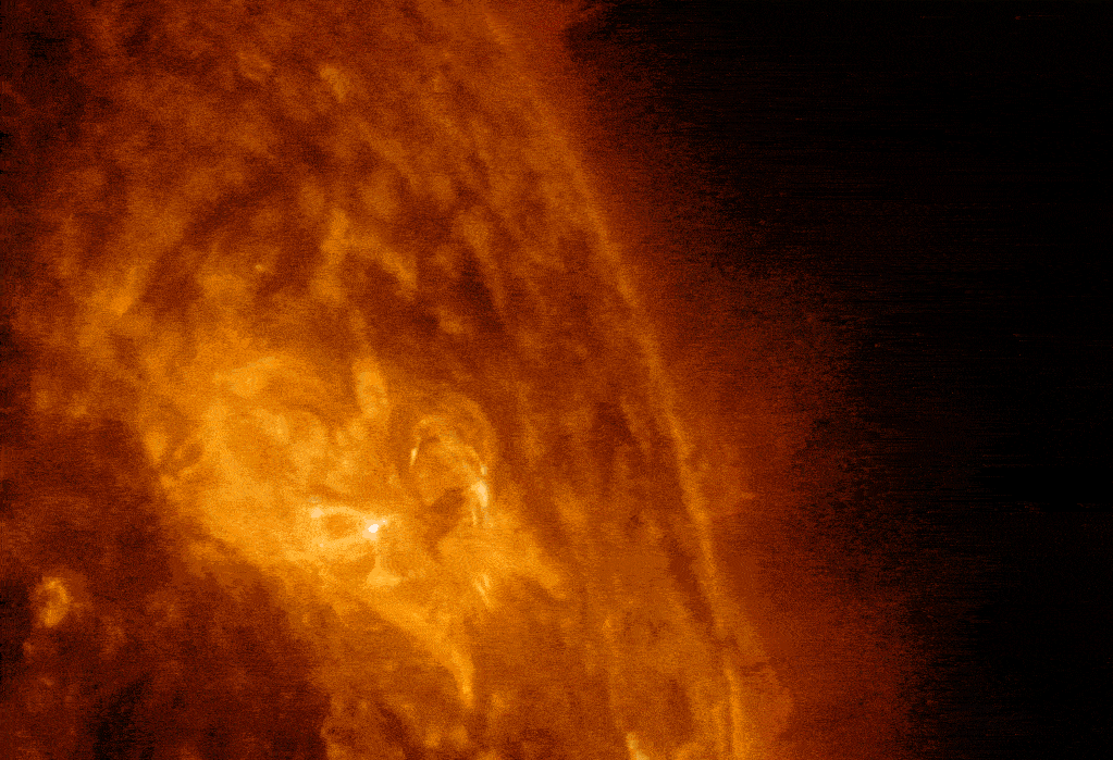 Une éruption solaire. // Source : NASA/SDO/Goddard Une éruption solaire. // Source : NASA/SDO/Goddard